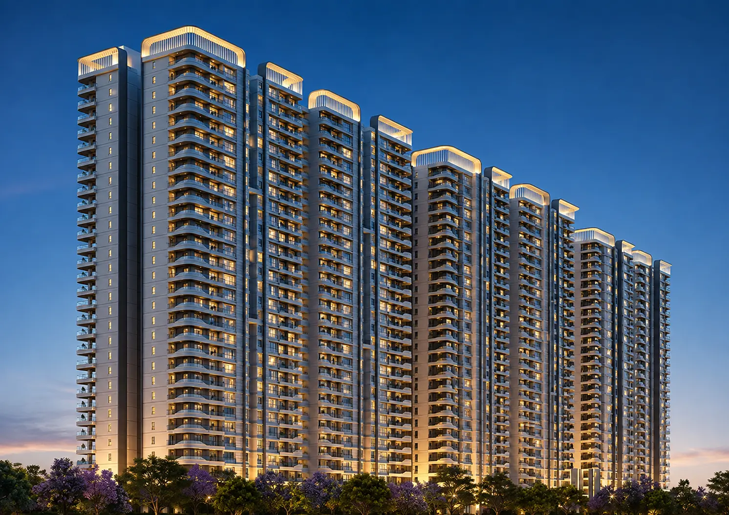 Sattva City apartment towers exterior